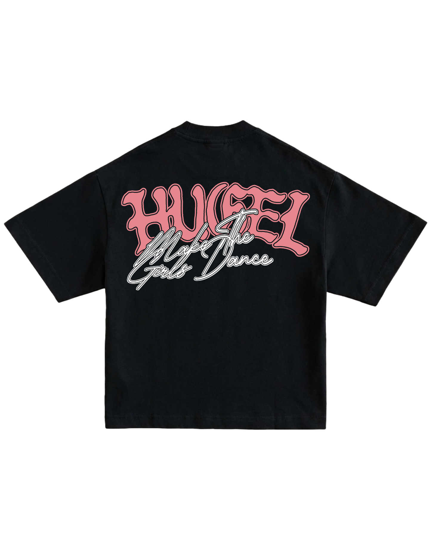 HUGEL x MAKE THE GIRLS DANCE TEE - BLACK