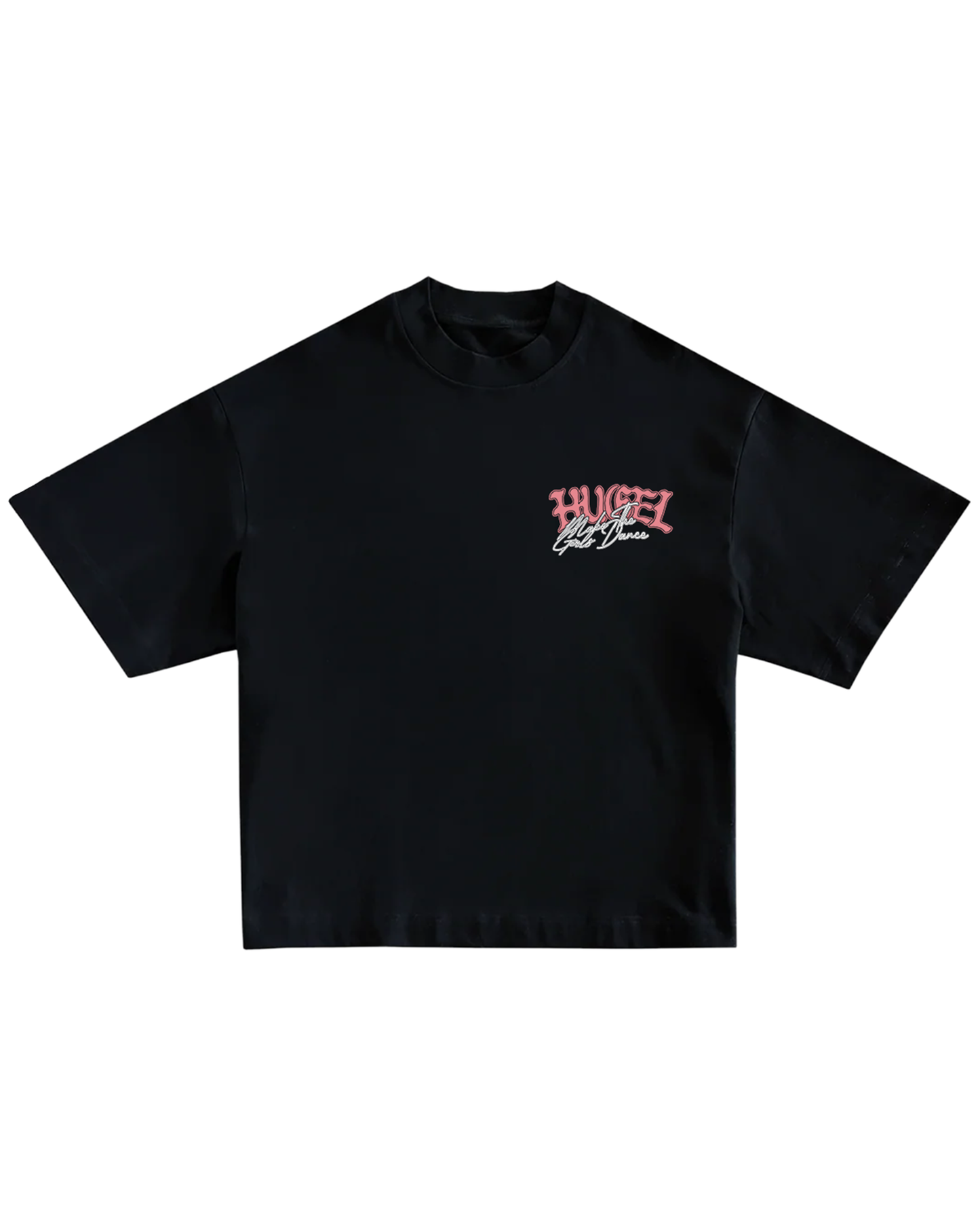 HUGEL x MAKE THE GIRLS DANCE TEE - BLACK