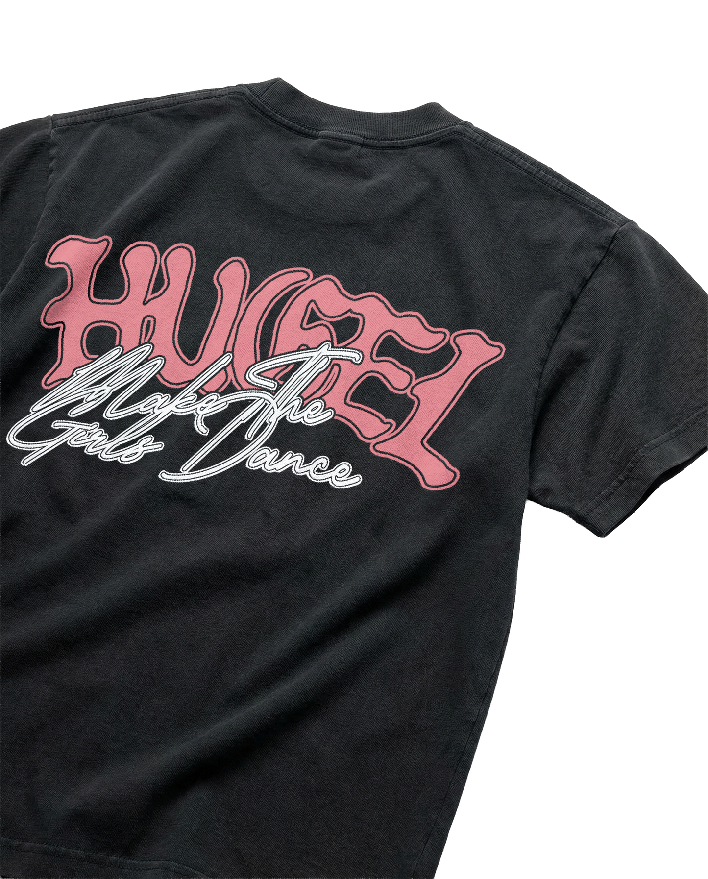 HUGEL x MAKE THE GIRLS DANCE TEE - BLACK