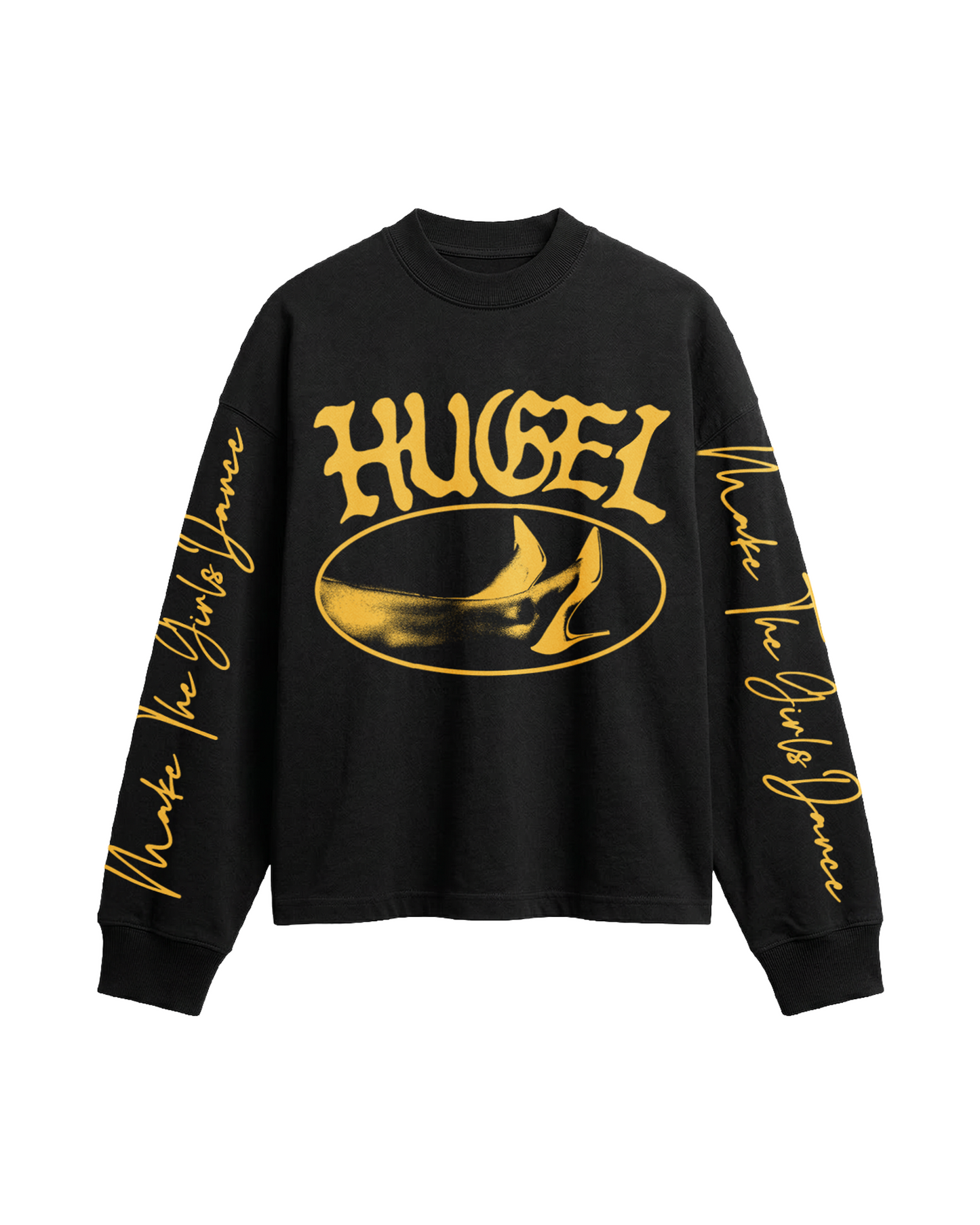 CLAUDIA LONG SLEEVE TOP - BLACK